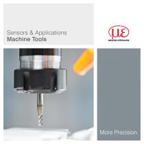 Sensors & Applications Machine Tools - 1