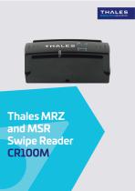 Thales Gemalto MRZ and MSR Swipe Reader CR100M