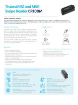 Thales Gemalto MRZ and MSR Swipe Reader CR100M - 2