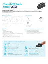 Thales MRZ Swipe Reader CR100 - 2