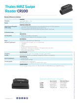 Thales MRZ Swipe Reader CR100 - 3
