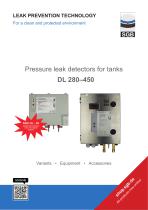 Pressure leak detectors for tanks  DL 280–450 - 1