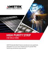 Strip for Weld Wire Brochure - 1