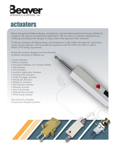 Beaver A&D Actuators