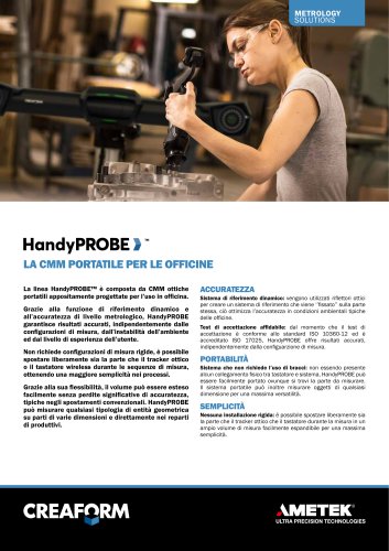 HandyPROBE - LA CMM PORTATILE PER LE OFFICINE