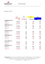 WATCHES PRICE LIST - 1