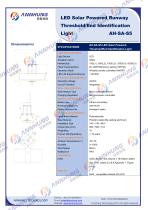 AH-SA-S5  LED Solar Powered Runway Threshold Identification-End Light - 2