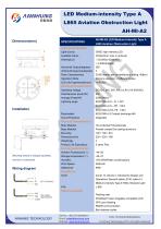 LED Medium-intensity Type A L865 Aviation Obstruction Light AH-MI-A2 - 2