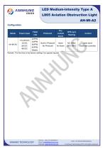 LED Medium-intensity Type A L865 Aviation Obstruction Light AH-MI-A2 - 3