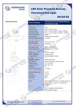 LED Solar Powered Runway Threshold End Light - 2