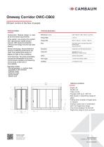 Oneway Corridor OWC-CB02-01 - 2