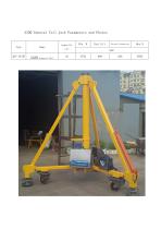 Technical parameters of A330 fuselage jack - 3