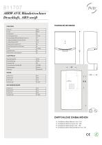 AIRWAVE Händetrockner Druckluft, ABS weiß - 2
