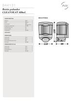 Botón pulsador CLEANSEAT 450ml. - 2