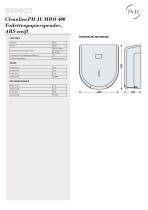 CleanlinePH JUMBO 400 Toilettenpapierspender, ABS weiß - 2