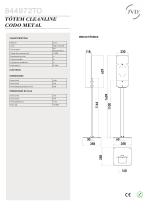 TÓTEM CLEANLINE CODO METAL - 2