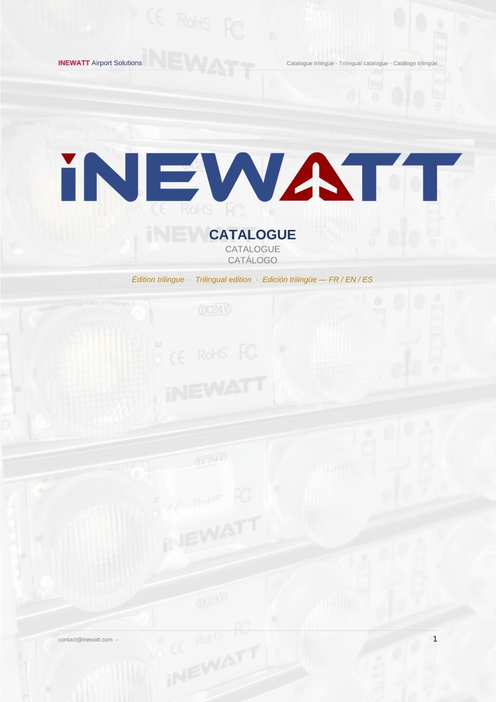 CATLOGO INEWATT AIRPORT SOLUTIONS  - INEWATT Airfield Lighting Solutions