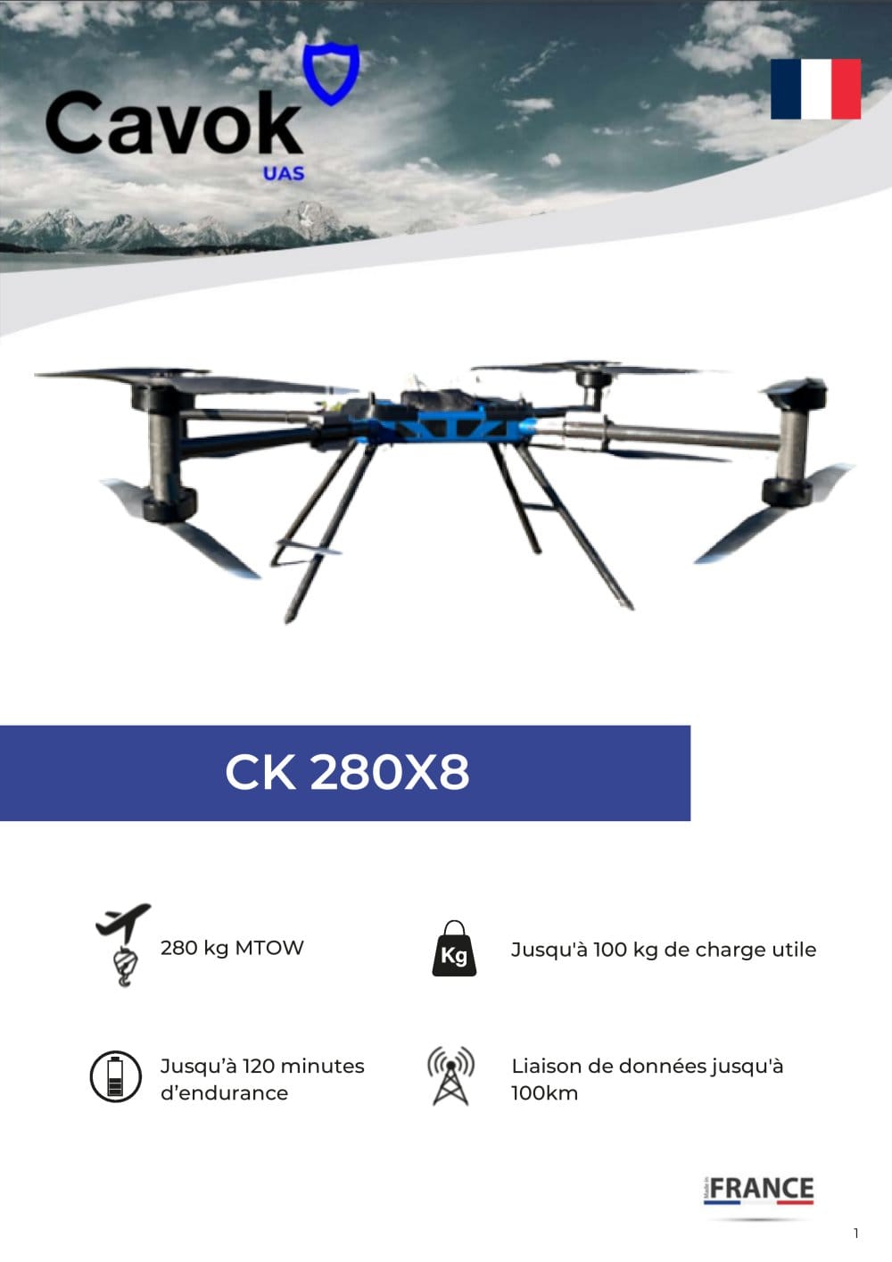 CK 280X8 - Cavok UAS