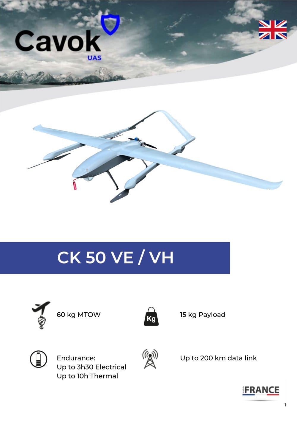 CK 50 - Cavok UAS
