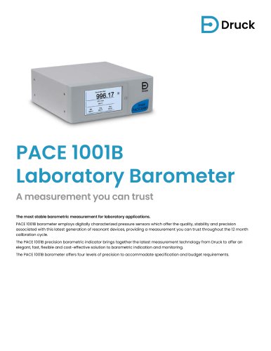 PACE 1001B Laboratory Barometer