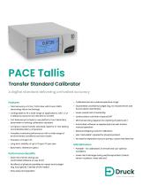 PACE Tallis Standard Calibrator