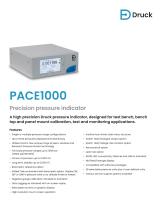 PACE1000 Precision pressure indicator Datasheet-1