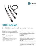 PDCR 1800 transducer (mV output) and PTX 1800 transmitter (4 to 20 mA output) - 1800 series-1