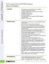 Data Acquisition & PCM Encoding Model PCM890 - 3