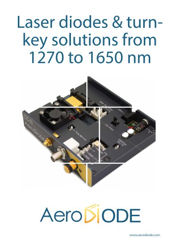 Laser diodes & turnkey solutions from 1270 to 1650 nm
