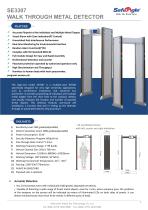 SE3307 Walk Through Metal Detector Specification v.3