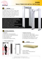 SE6006 Walk Through Metal Detector Specification