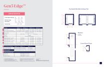 Gen3™ elevator HOISTWAY DIMENSIONAL DATA - 5