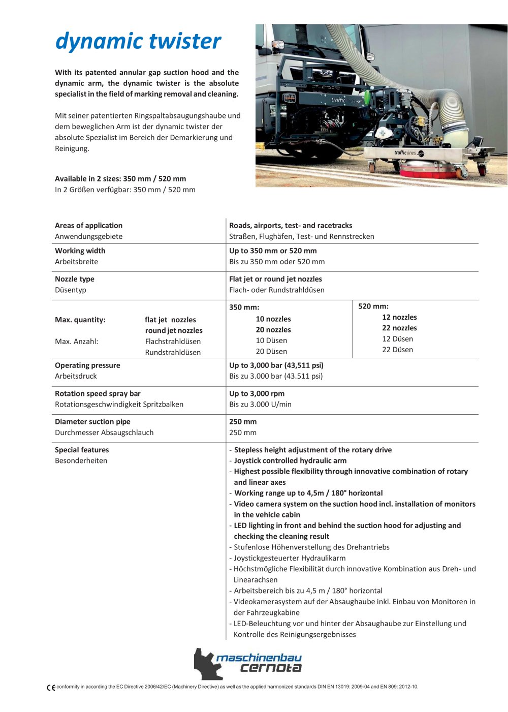 dynamic twister - Maschinenbau Cernota GmbH & Co. KG