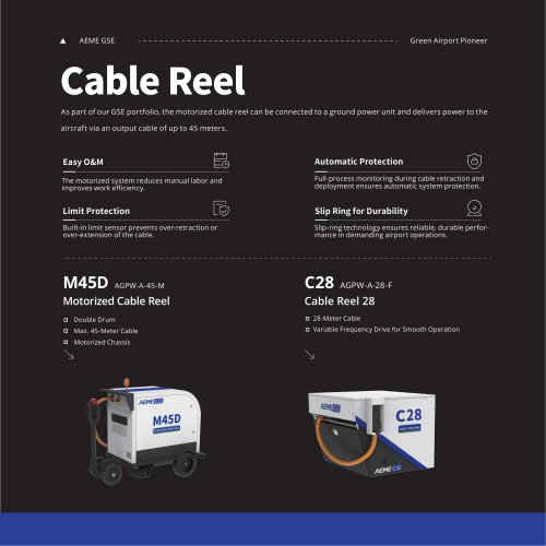 AEME GSE M45D Motorized Cable Reel C28 Cable Reel