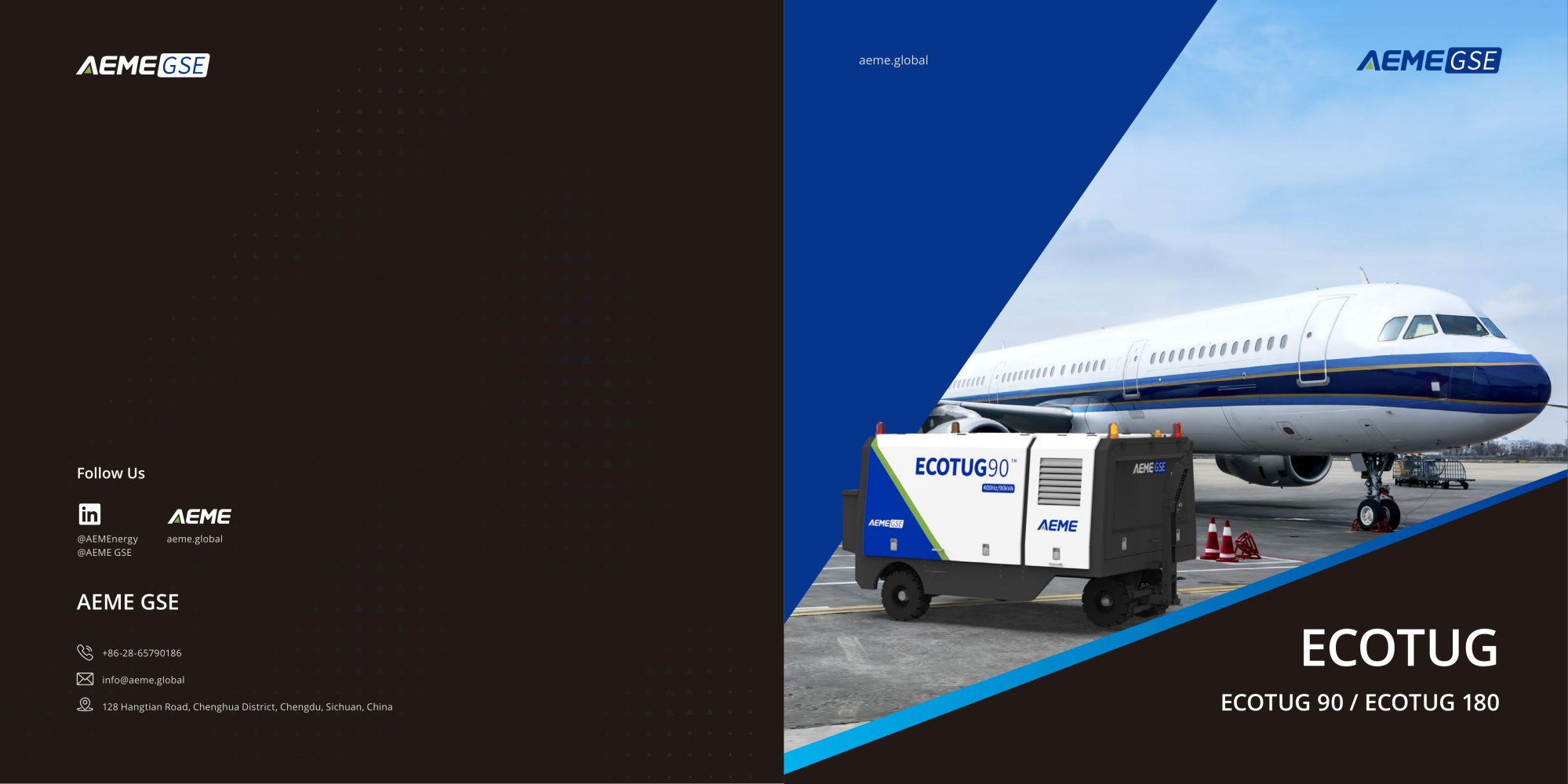 EcoTug 90/180kVA eGPU Battery Ground Power Units - AEME GSE