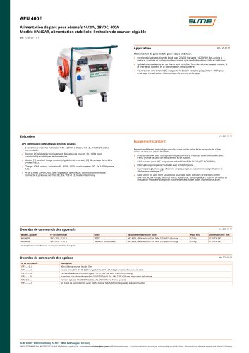 APU 400 E