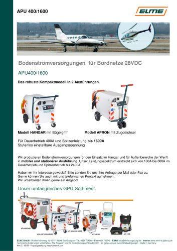 APU400/1600