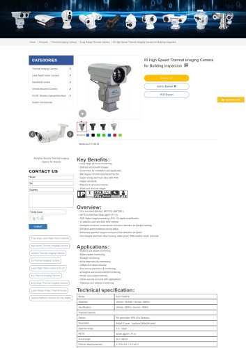 IR High Speed Thermal Imaging Camera for Building Inspection