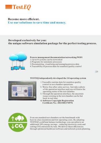 TESTEQ 3.0 Operating System
