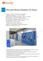 Thermal Shock Chamber (2-Zone)-1