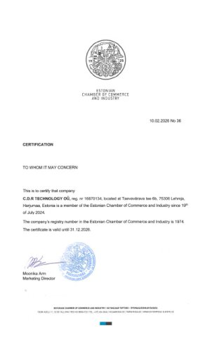 Certification Chamber of Commerce