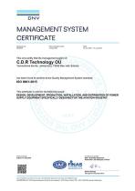 Certification ISO 9001-1