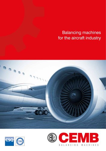 Balancing machine for aerospace