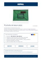 Pochette de liaison plate-1