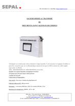 SACOCHE DEDIEE AU TRANSPORT DE DOCUMENTS (SANS VALEUR) OU DE CHEQUES-1