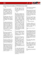 General Terms and Conditions of ETW Wollmershäuser GmbH (GTC) -2