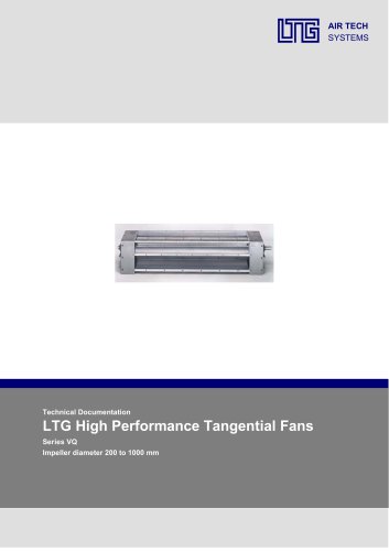 LTG High Performance Tangential Fans