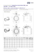 Variable flow rate controllers VRE-8