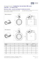 Variable flow rate controllers VRE-9