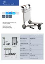 Airport terminal luggage trolley-1